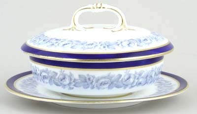 Pot with Cover and Stand c1900